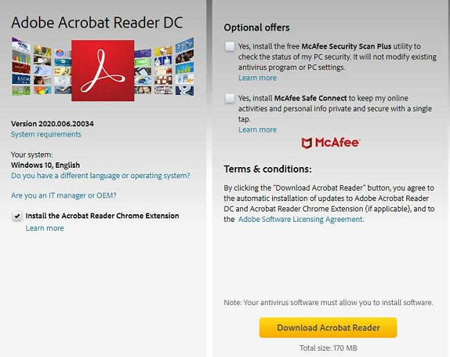acrobat reader dc for mac free